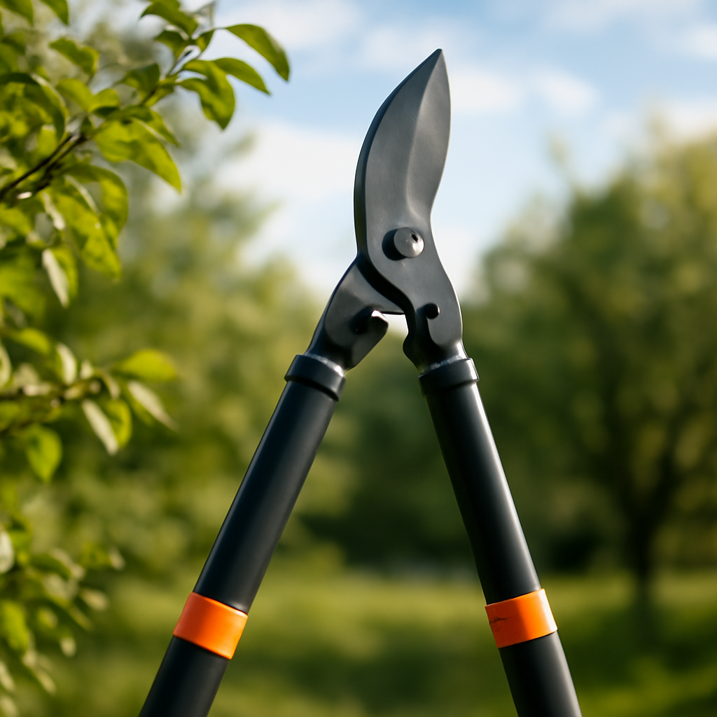 Rasentrimmer – Anwendung im Garten (KI)